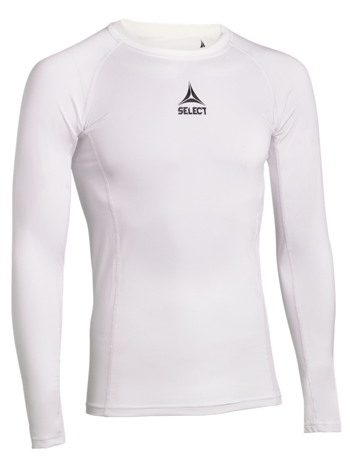 Select Baselayer Shirt L/S Hvid (UNISEX)