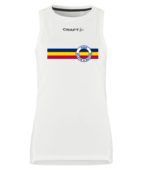 Rush 2.0 Singlet W - hvid
