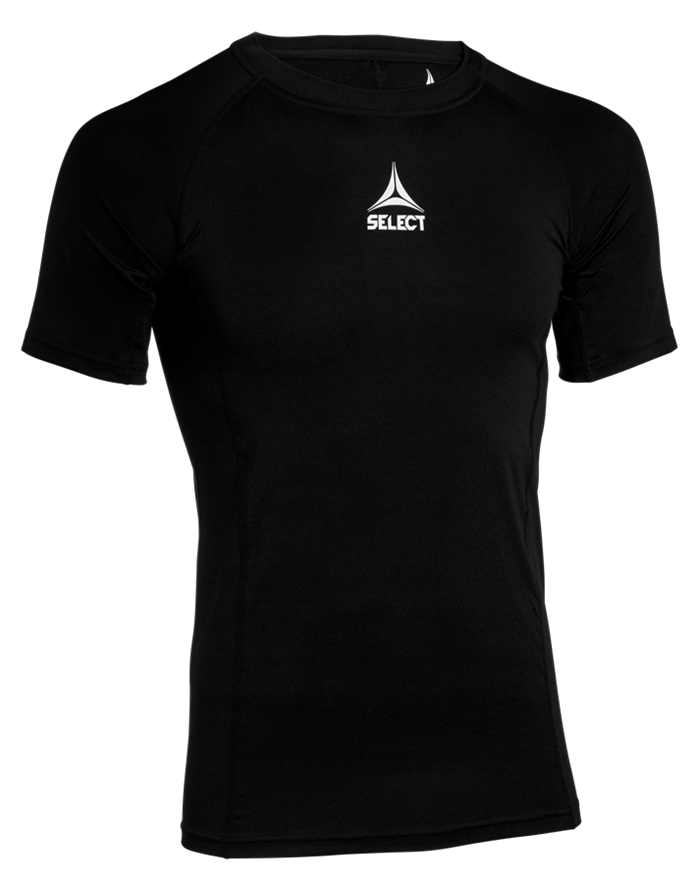 Select Baselayer shirt S/S sort (UNISEX)